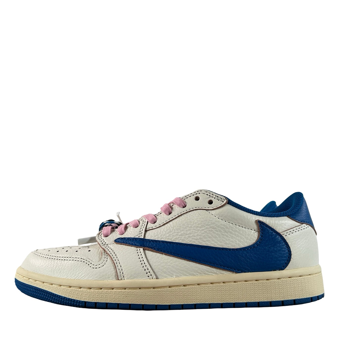 DM7866 104 Jordan 1 Retro Low OG SP Fragment x Travis Scott Sail Military Blue [USED] - 7.5 M (Used)