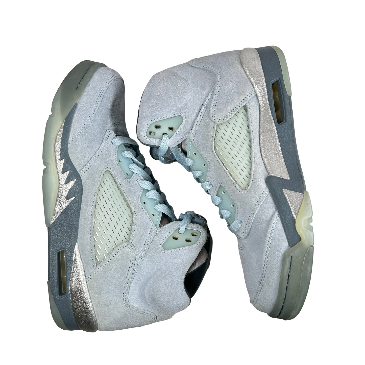 DD9336 400 Jordan 5 Retro Bluebird (Women's) [USED] - 8 W (Used) (No Box)