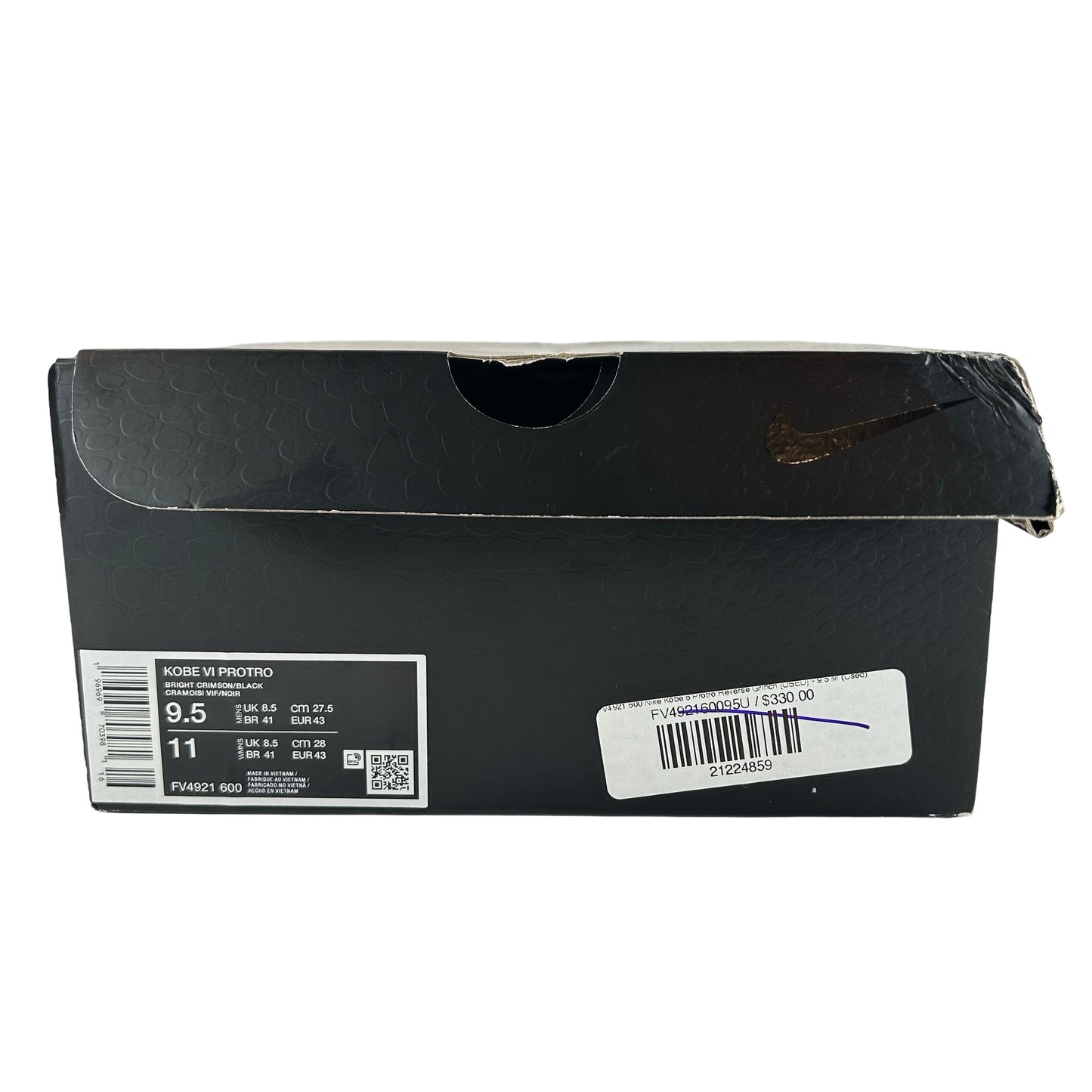 FV4921 600 Nike Kobe 6 Protro Reverse Grinch [USED] - 9.5 M (Used2)