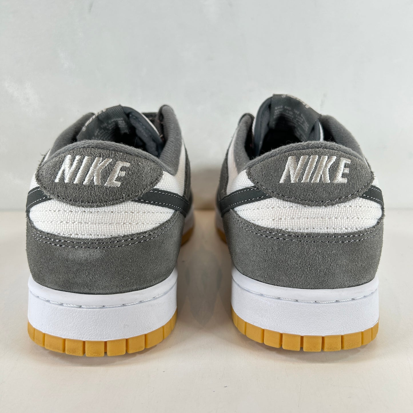 FV0389 100 Nike Dunk Low Smoke Grey Gum 3M Swoosh [USED] - 10 M (Used)