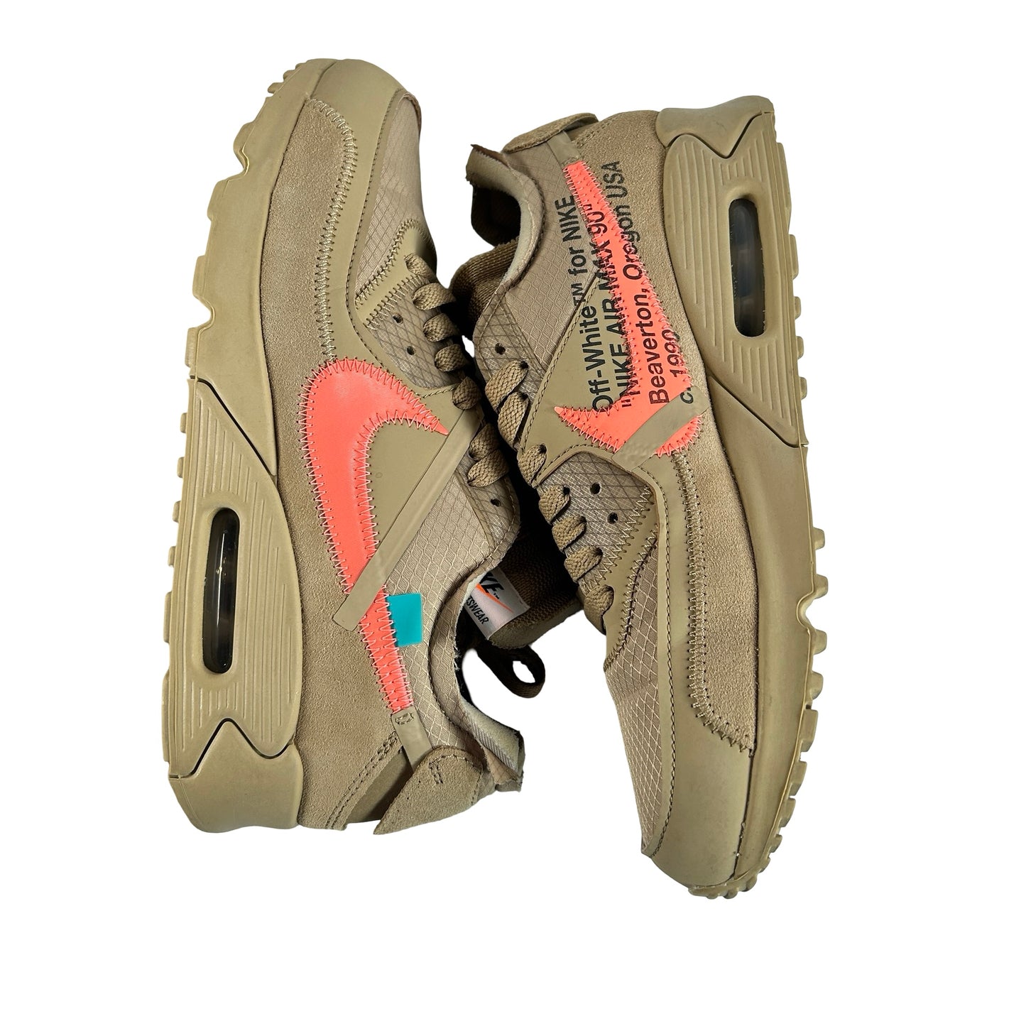 AA7293 200 Nike Air Max 90 Off-White Desert Ore [USED] - 8.5 M (Used2)