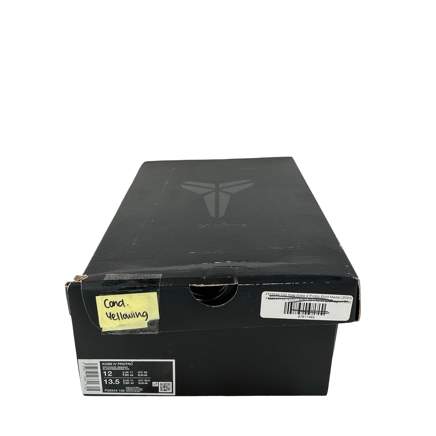 FQ3544 100 Nike Kobe 4 Protro Gold Medal (2024) [CONDITIONAL] - 12 M (Yellowing)