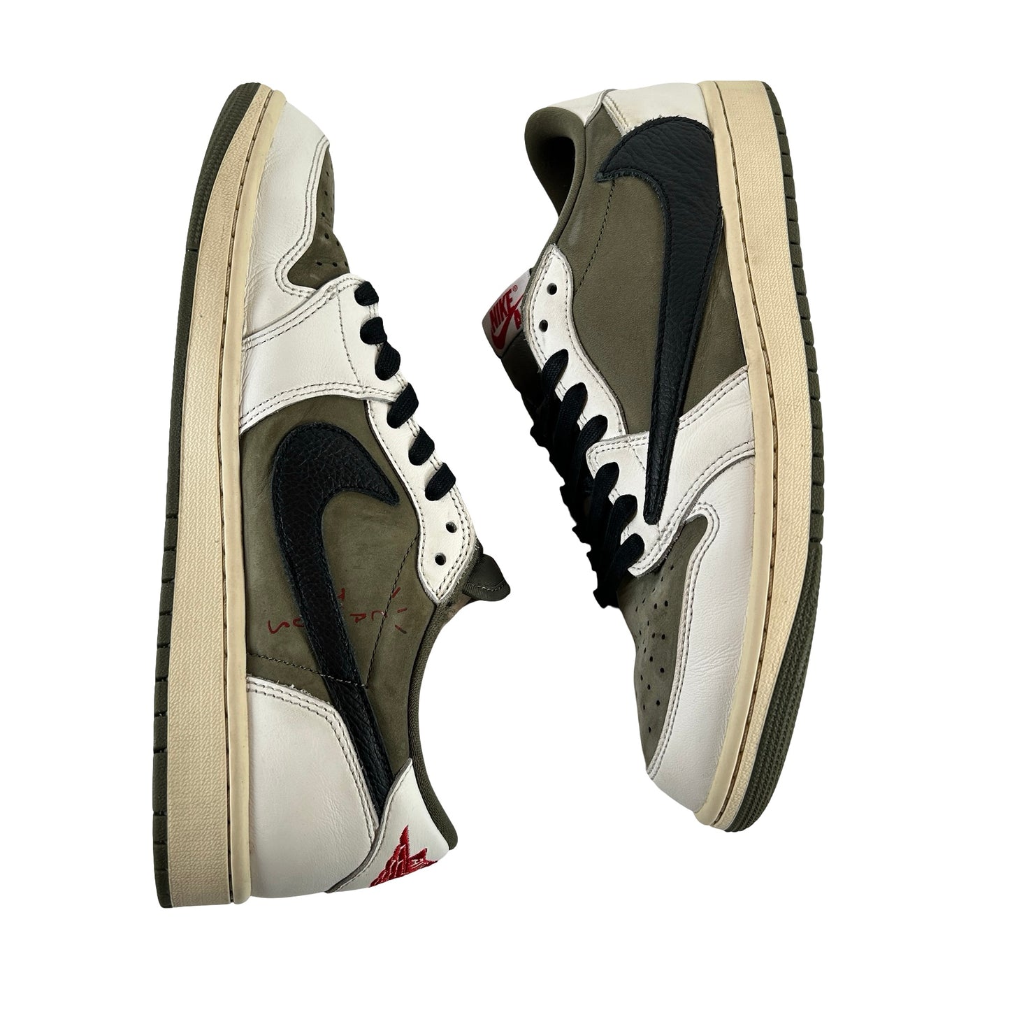 DM7866 200 Jordan 1 Retro Low OG SP Travis Scott Medium Olive [USED] - 10 M (Used4)