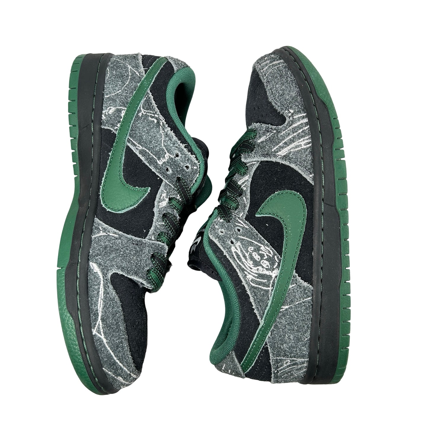 HF7743 001 Nike SB Dunk Low There Skateboards [USED] - 4.5 M (Used)
