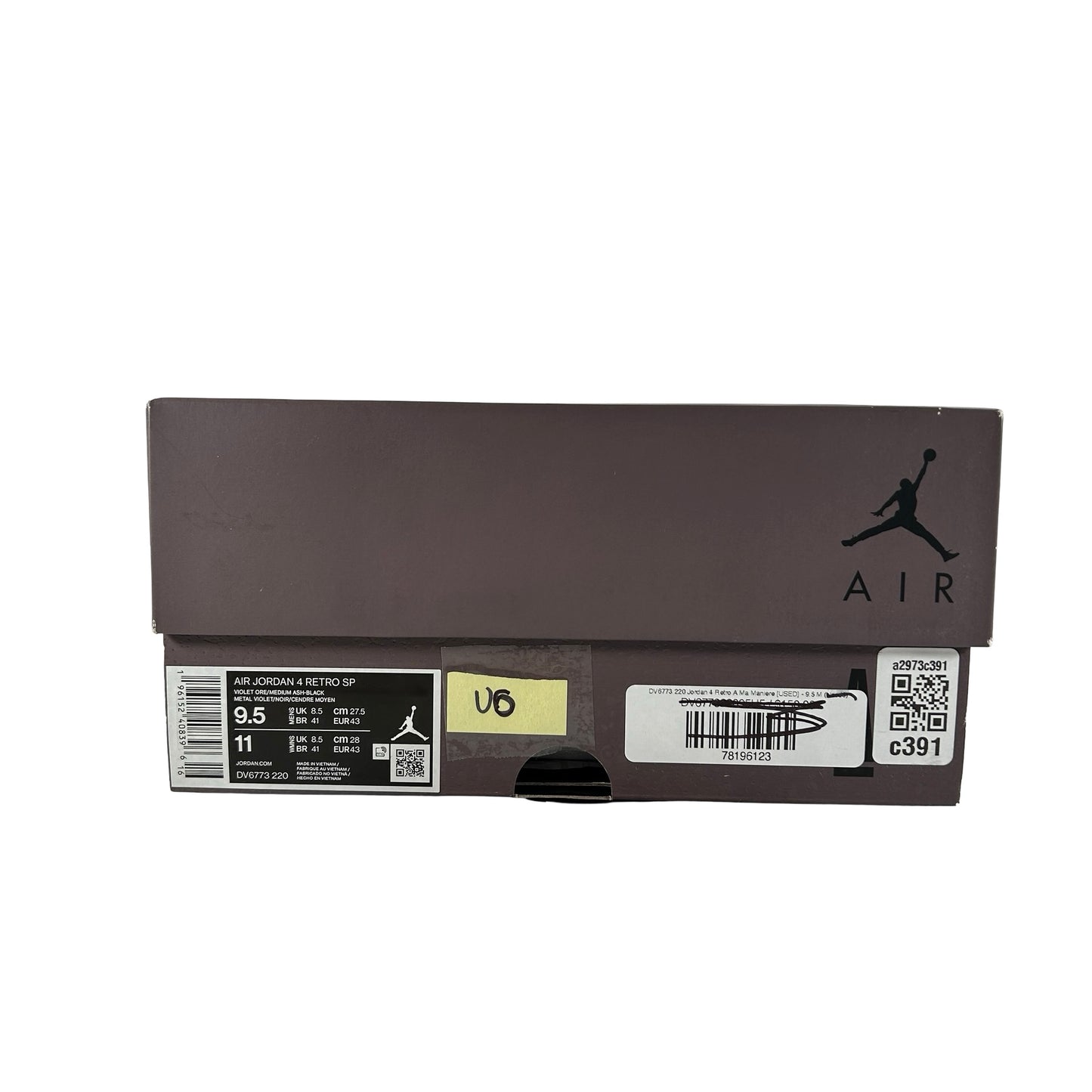 DV6773 220 Jordan 4 Retro A Ma Maniere [USED] - 9.5 M (Used6)