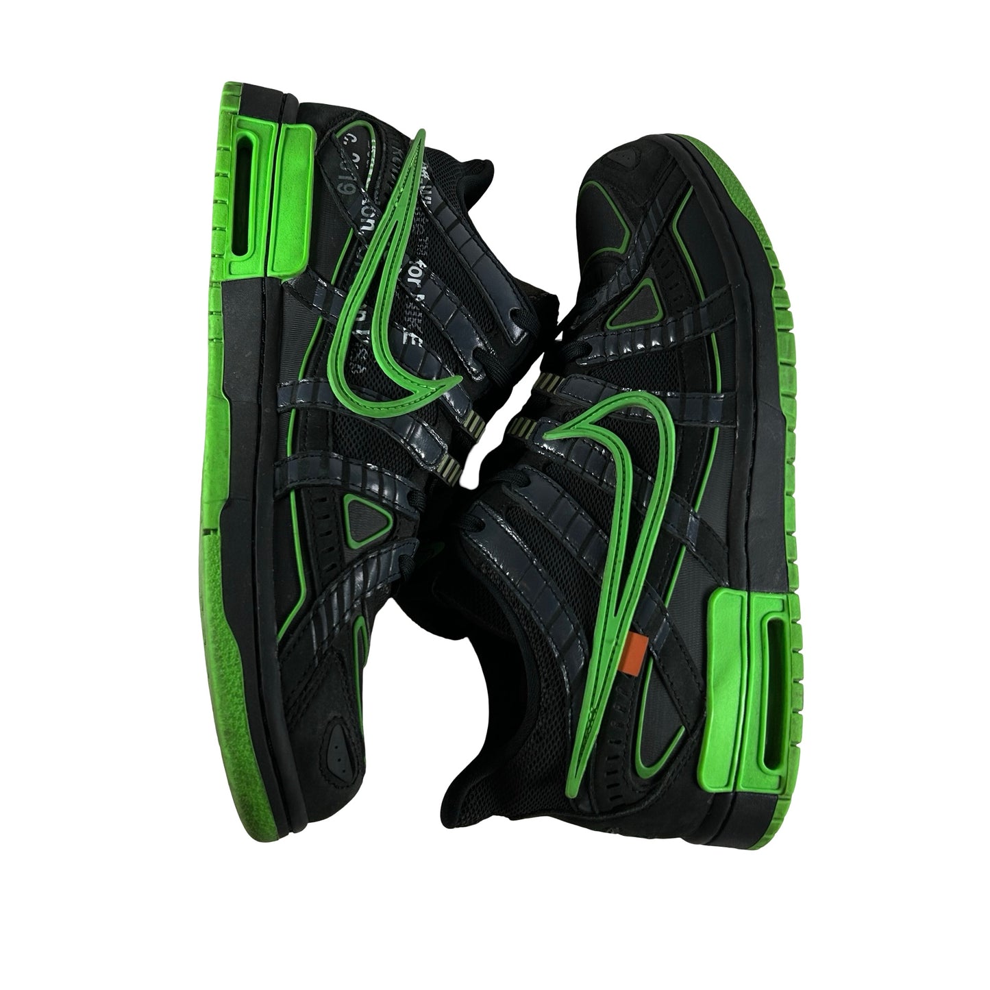 CU6015 001 Nike Air Rubber Dunk Off-White Green Strike [USED] - 10 M (Used4)