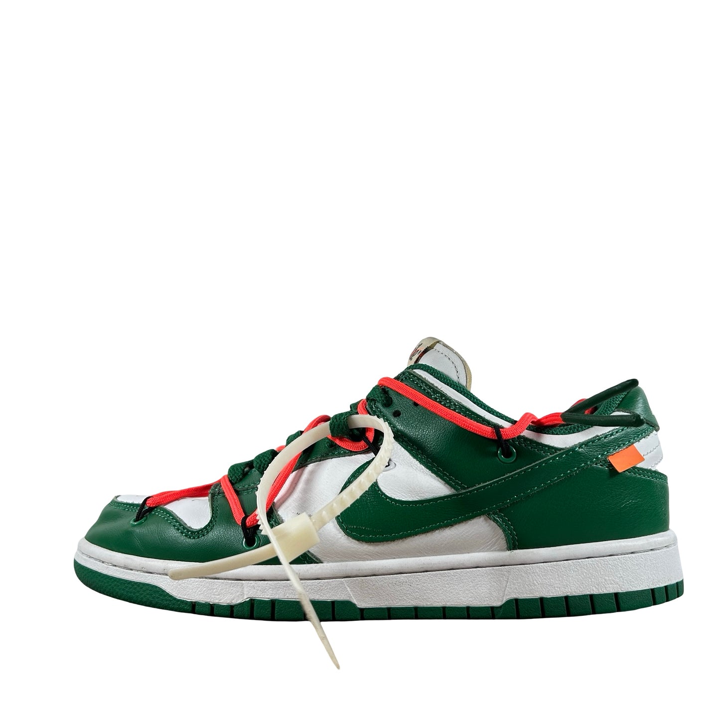 CT0856 100 Nike Dunk Low Off-White Green [USED] - 8.5 M (Used) (No Box)