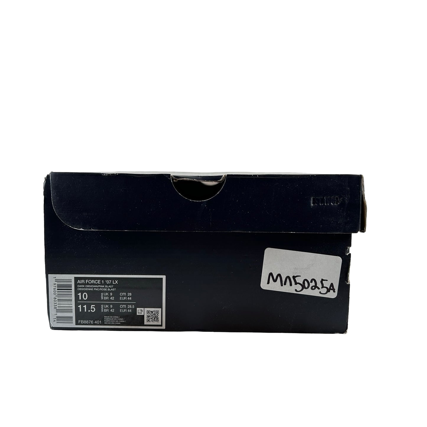 FB8876 401 Nike Air Force 1 Low '07 LX Dark Obsidian Ashen Slate [USED] - 10 M (Used)