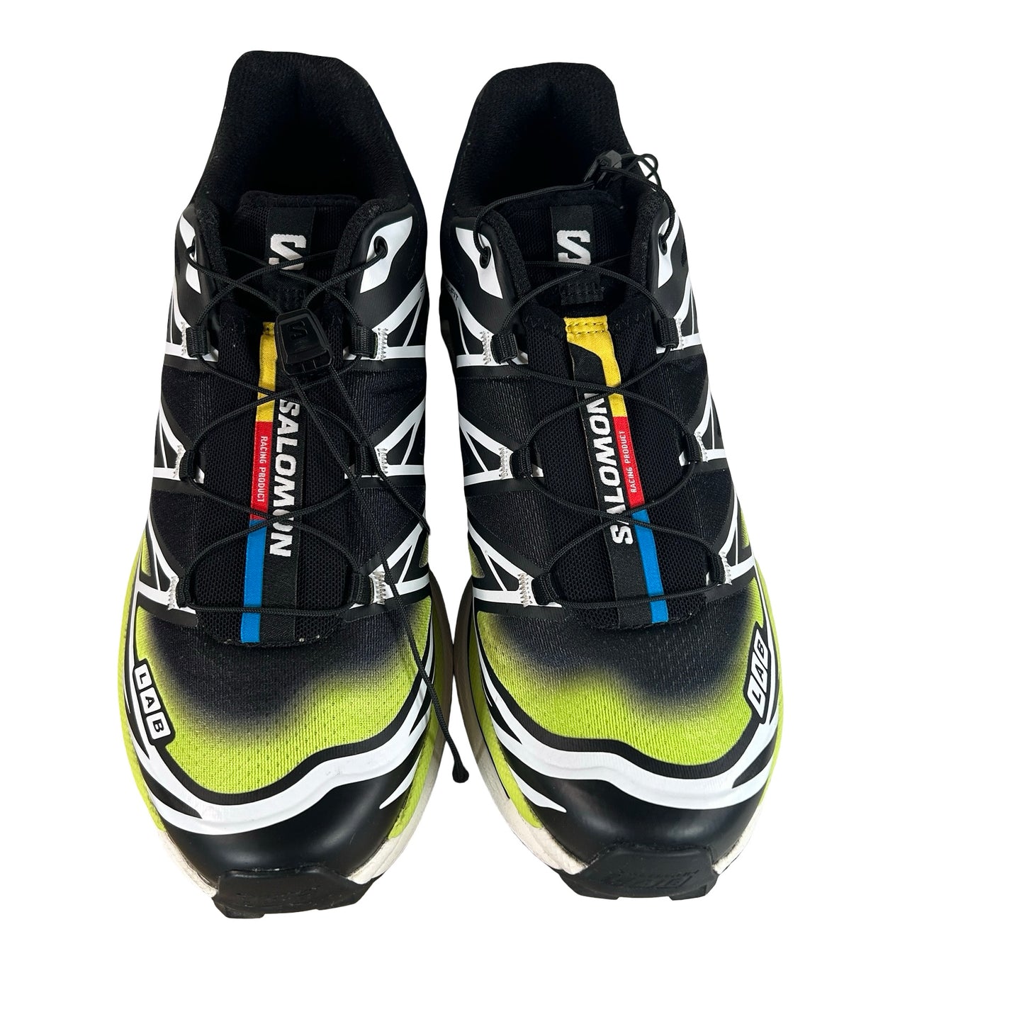 L47977400 Salomon XT-6 Skyline Black Sharp Green [USED] - 10 M (Used)