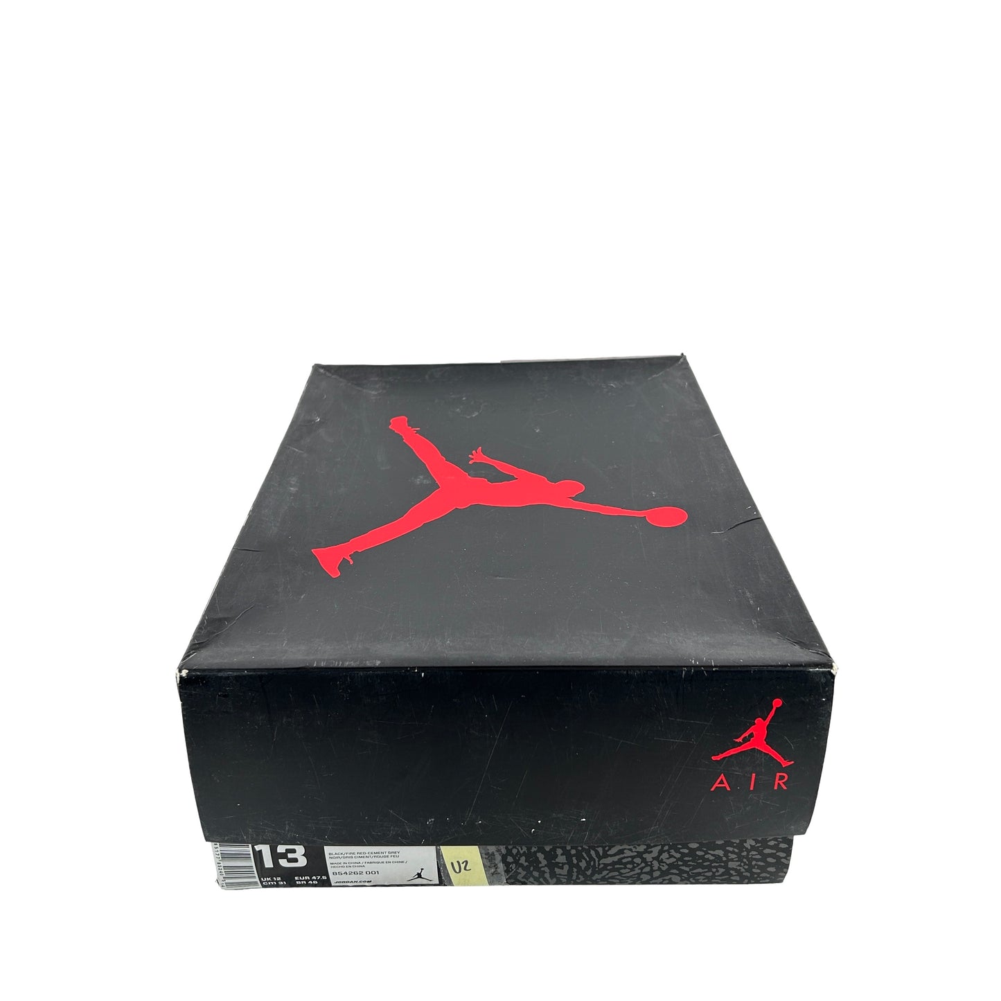 854262 001 Jordan 3 Black Cement 2018 [USED] - 13 M (Used2)