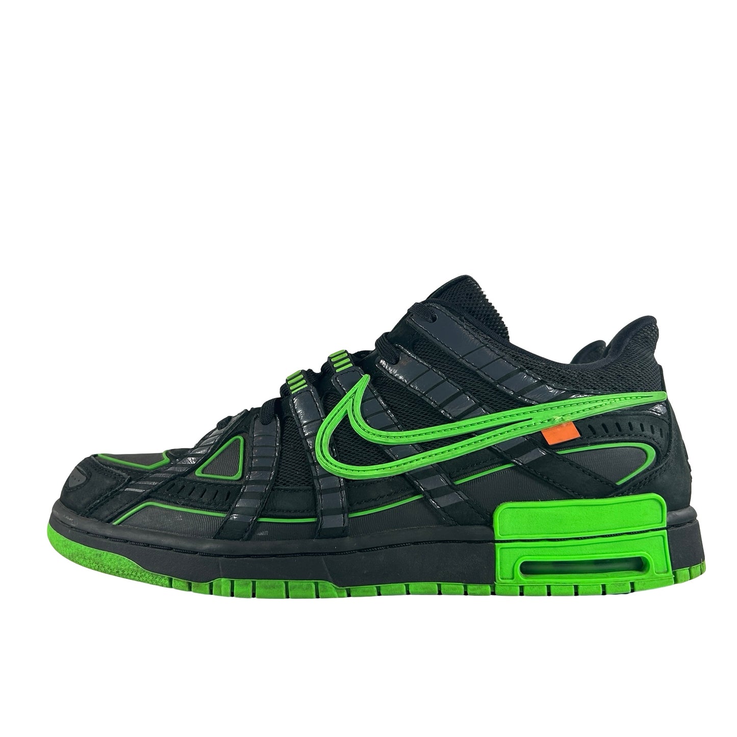 CU6015 001 Nike Air Rubber Dunk Off-White Green Strike [USED] - 12 M (Used3)