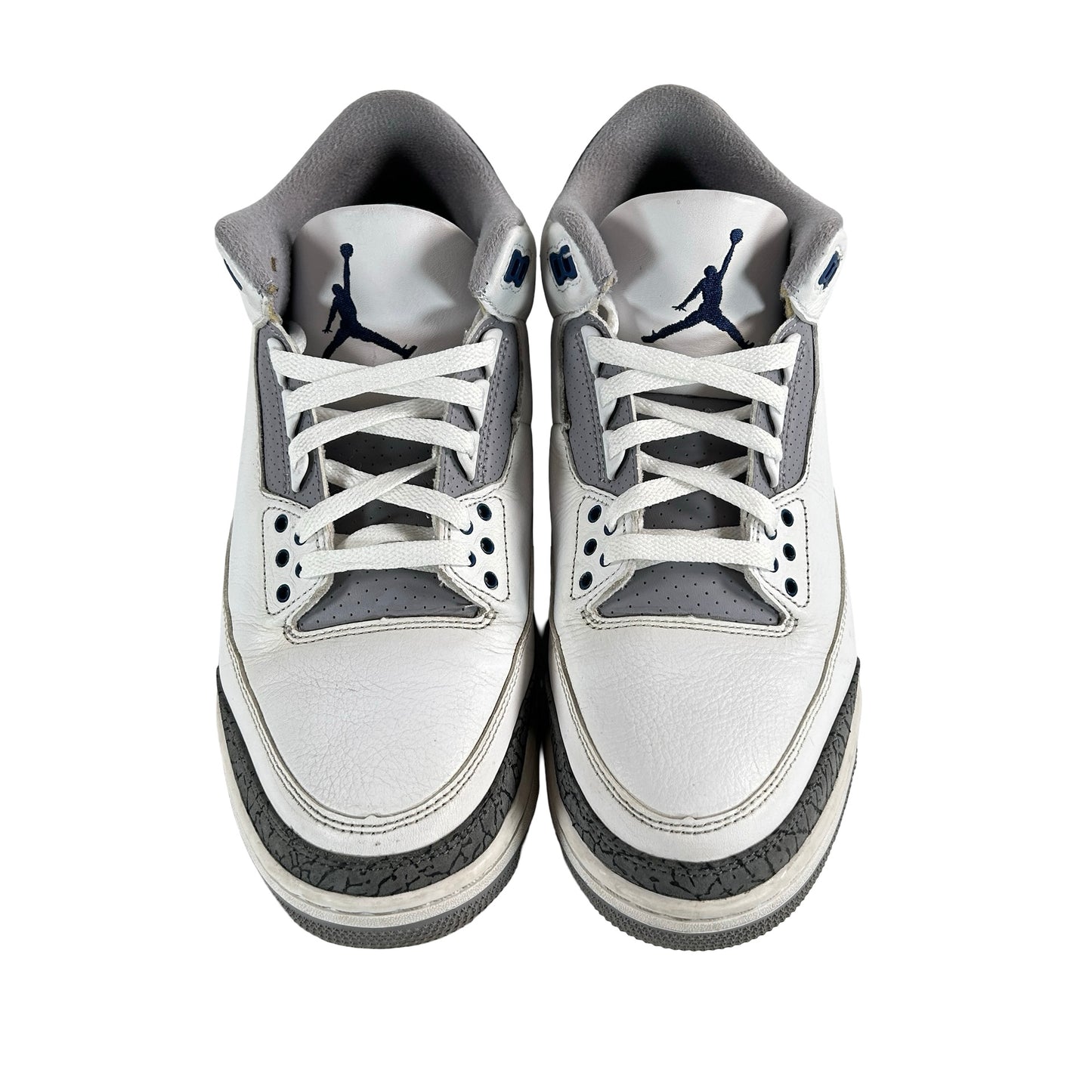 CT8532 140 Jordan 3 Retro Midnight Navy [USED] - 10 M (Used) (No Box)