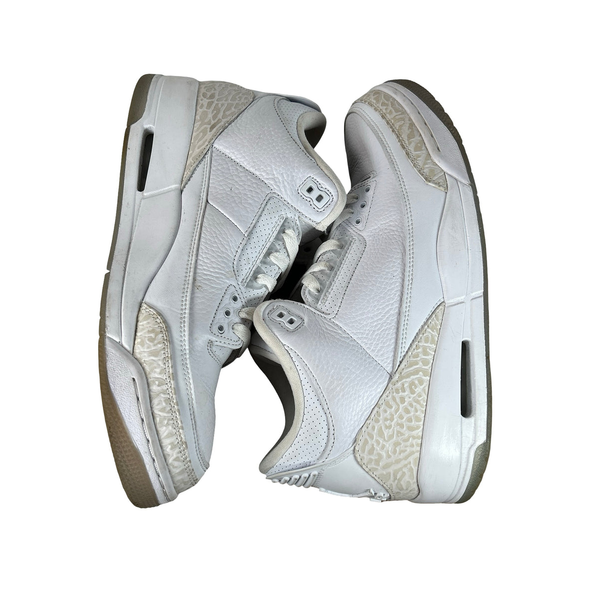136064 111 Jordan 3 Retro Pure White (2018) [USED] - 10 M (Used2)