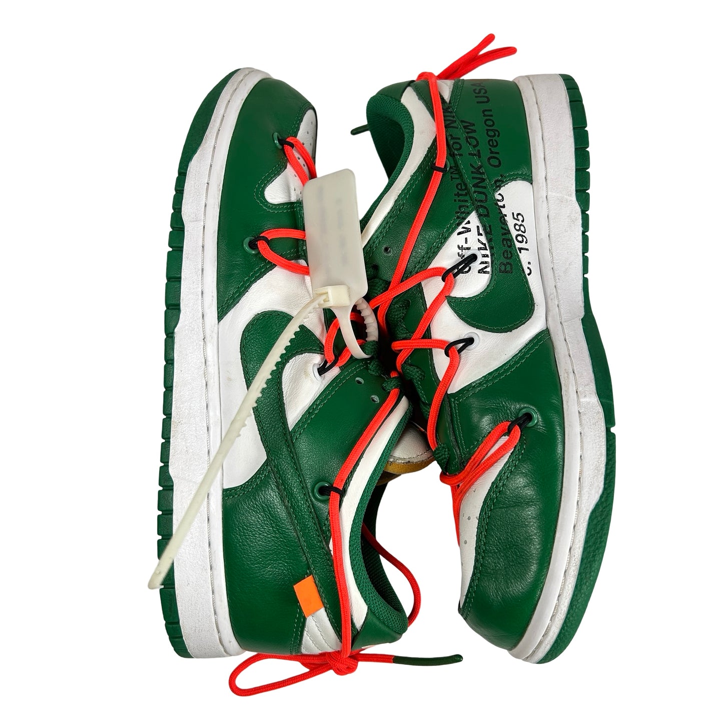 CT0856 100 Nike Dunk Low Blanco roto Verde