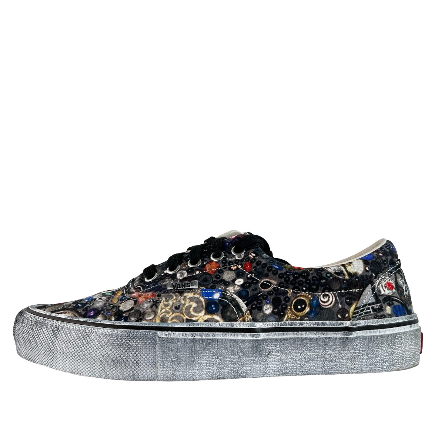 VN00110ABLU Vans Era Supreme x Mike Kelley Grey [USED] - 9 M (Used)