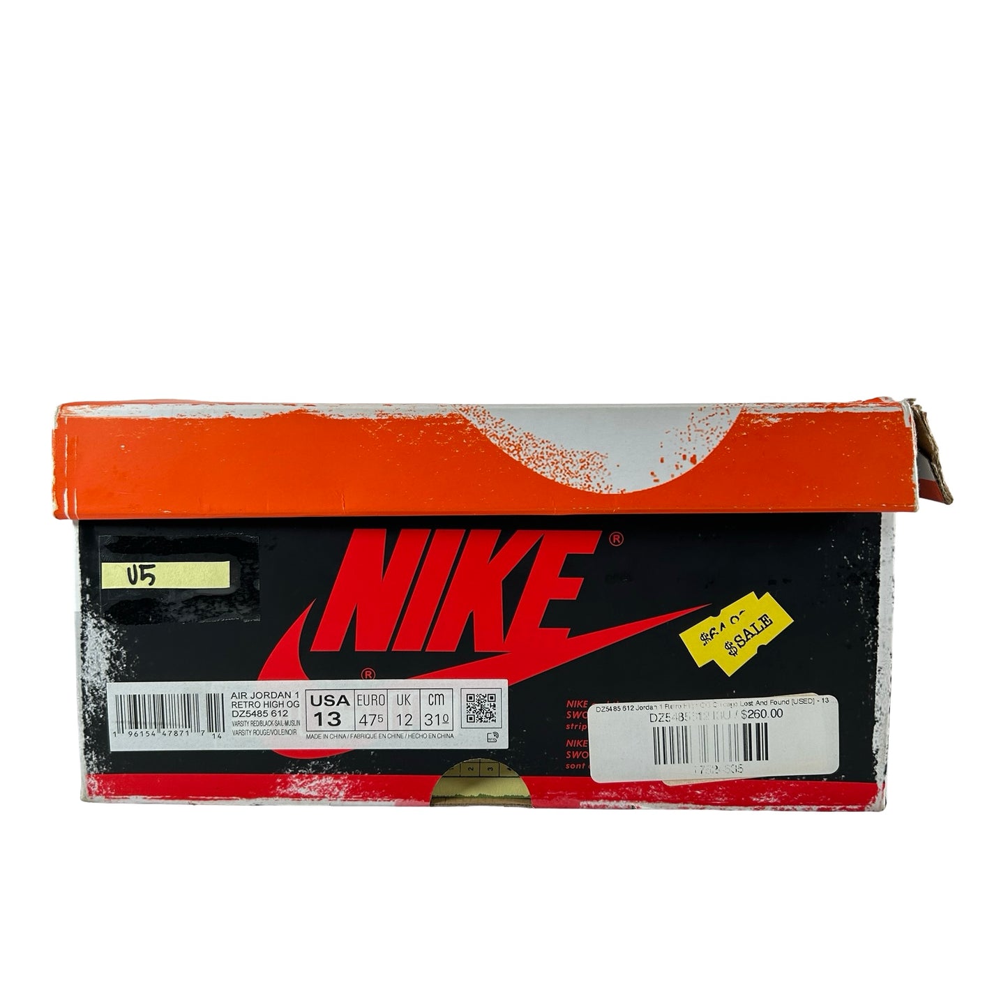 DZ5485 612 Jordan 1 Retro High OG Chicago Lost and Found [USED] - 13 M (Used5)