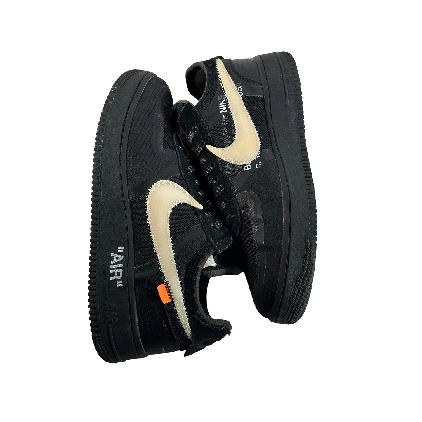AO4606 001 Nike Air Force 1 Low Off-White Black White [USED] - 8.5 M (Used)