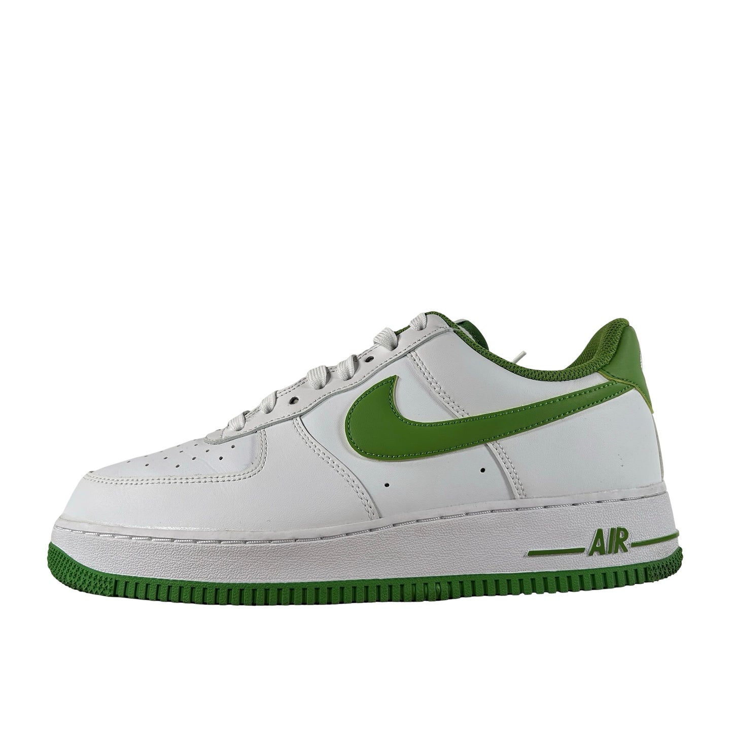 DH7561 105 Nike Air Force 1 Low '07 White Chlorophyll [USED] - 9 M (Used)
