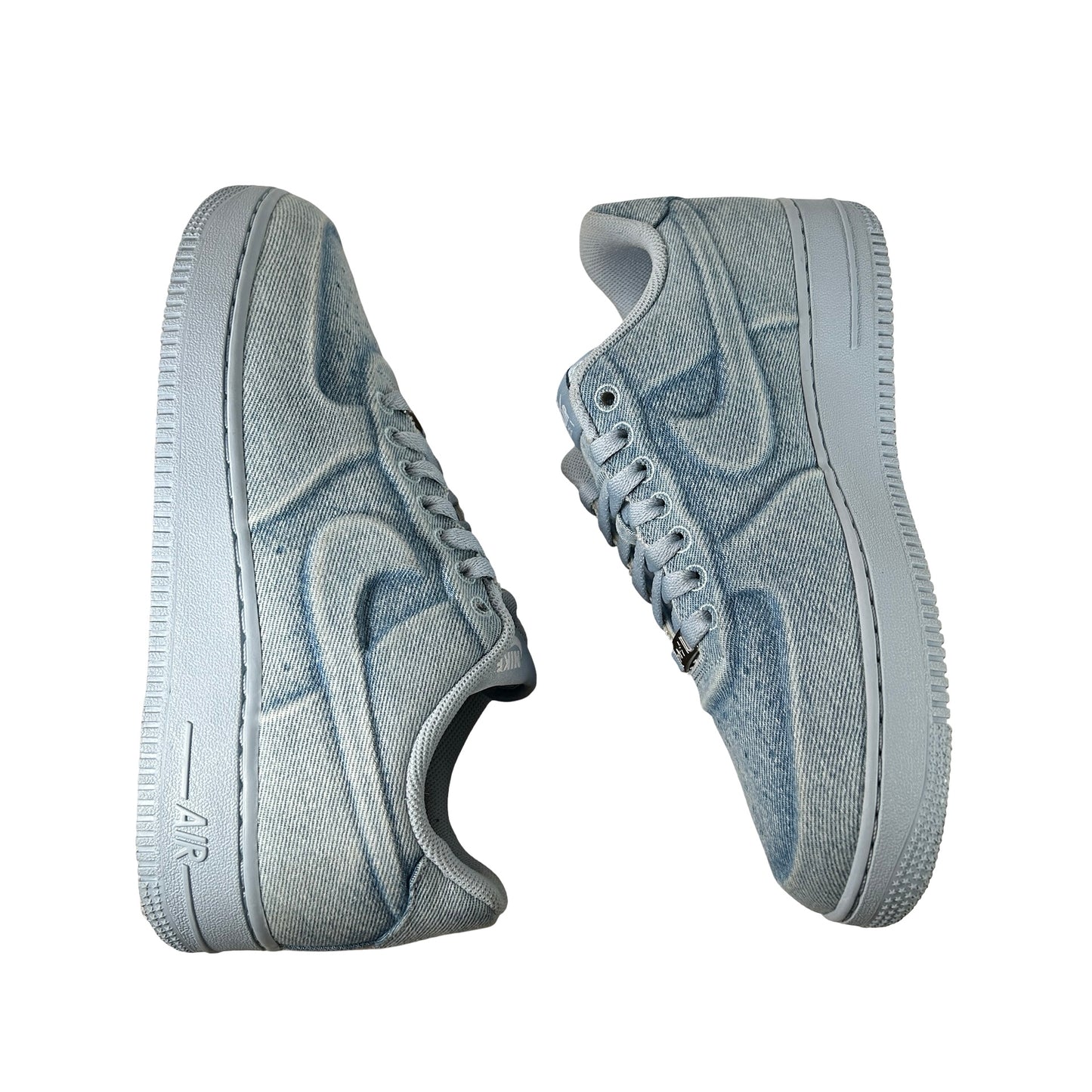 IQ9773 400 Nike Air Force 1 Low Ja Morant Denim Light Armory Blue [USED] - 8.5 M (Used)