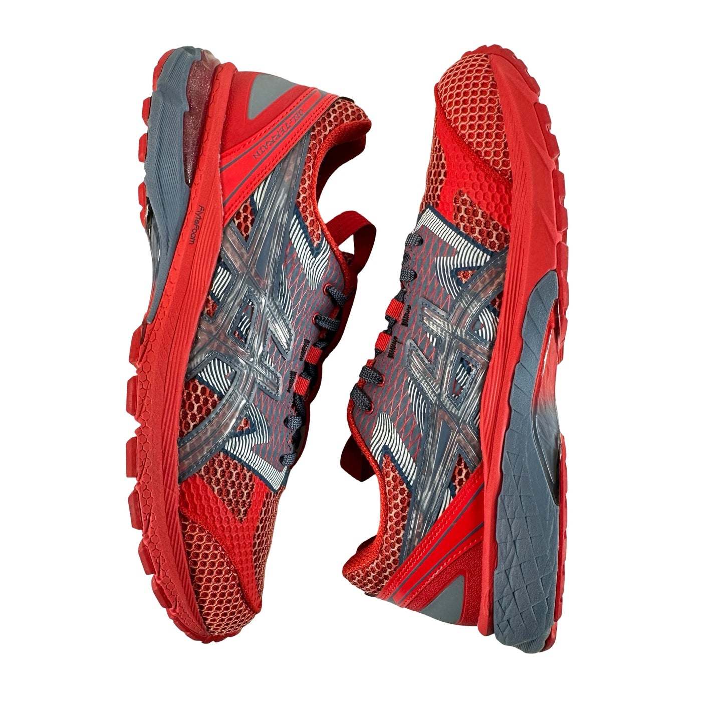 1203A394 600 ASICS US4-S Gel-Terrain Kiko Kostadinov Classic Red Wood Crepe [USED] - 10 M (Used)