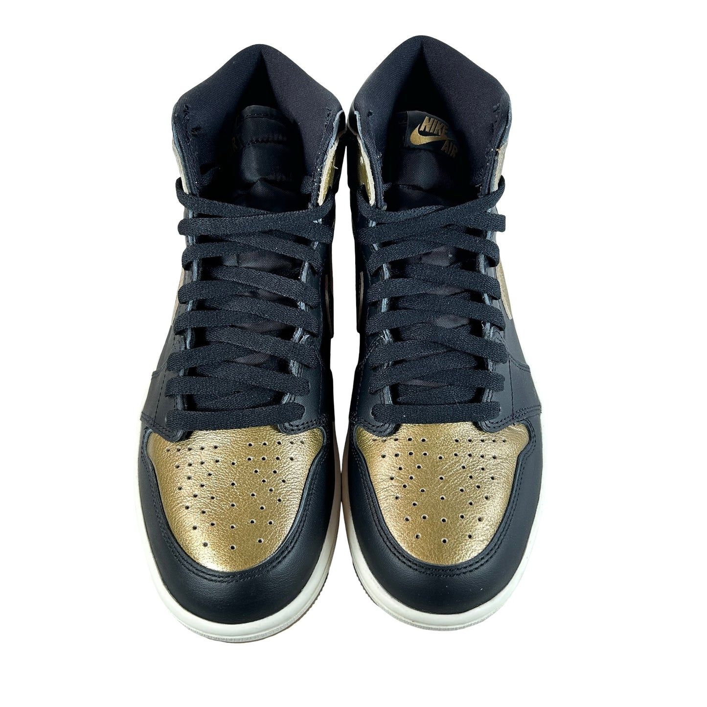 DZ5485 071 Jordan 1 Retro High OG Black Metallic Gold [USED] - 9 M (Used)