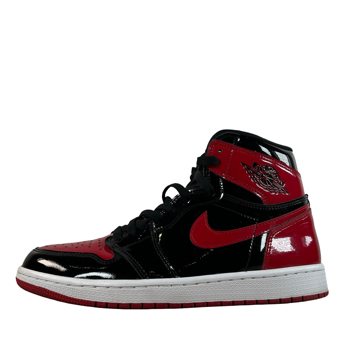 555088 063 Jordan 1 Retro High OG Patent Bred [USED] - 9 M (Used2) (No Box2)