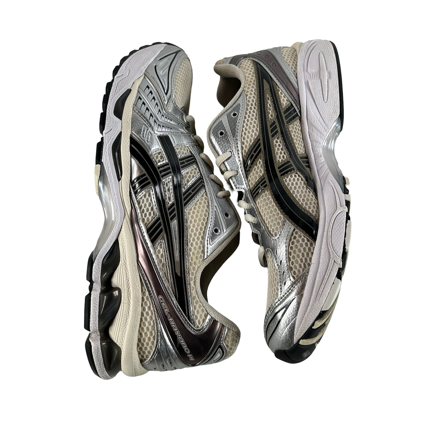 1201A019 108 ASICS Gel-Kayano 14 Cream Black Metallic Plum [USED] - 10 M (Used) (Replace Box)