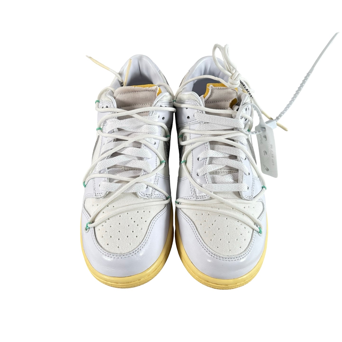 DM1602 127 Nike Dunk Low Off-White Lot 1 [USED] - 9 M (Used)