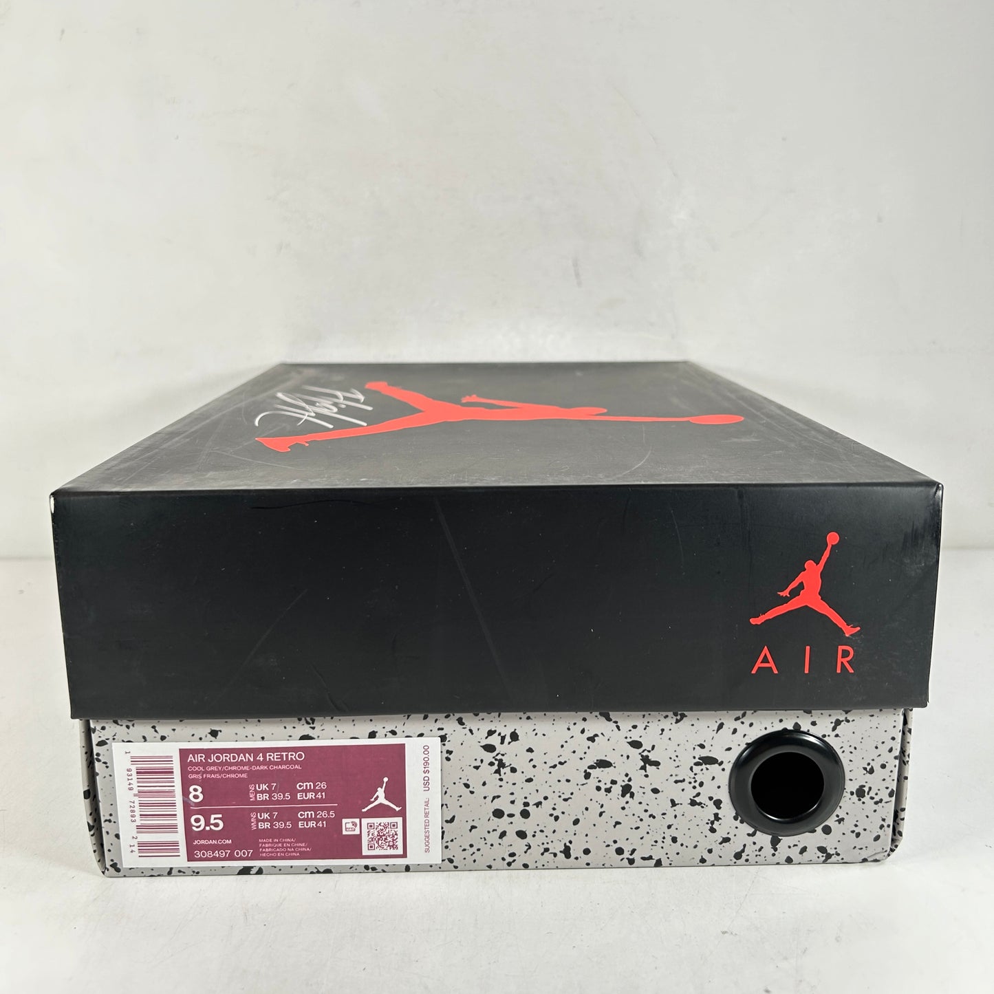 308497 007 Jordan 4 Retro Cool Grey (2019) [USED] - 8 M (Used2)