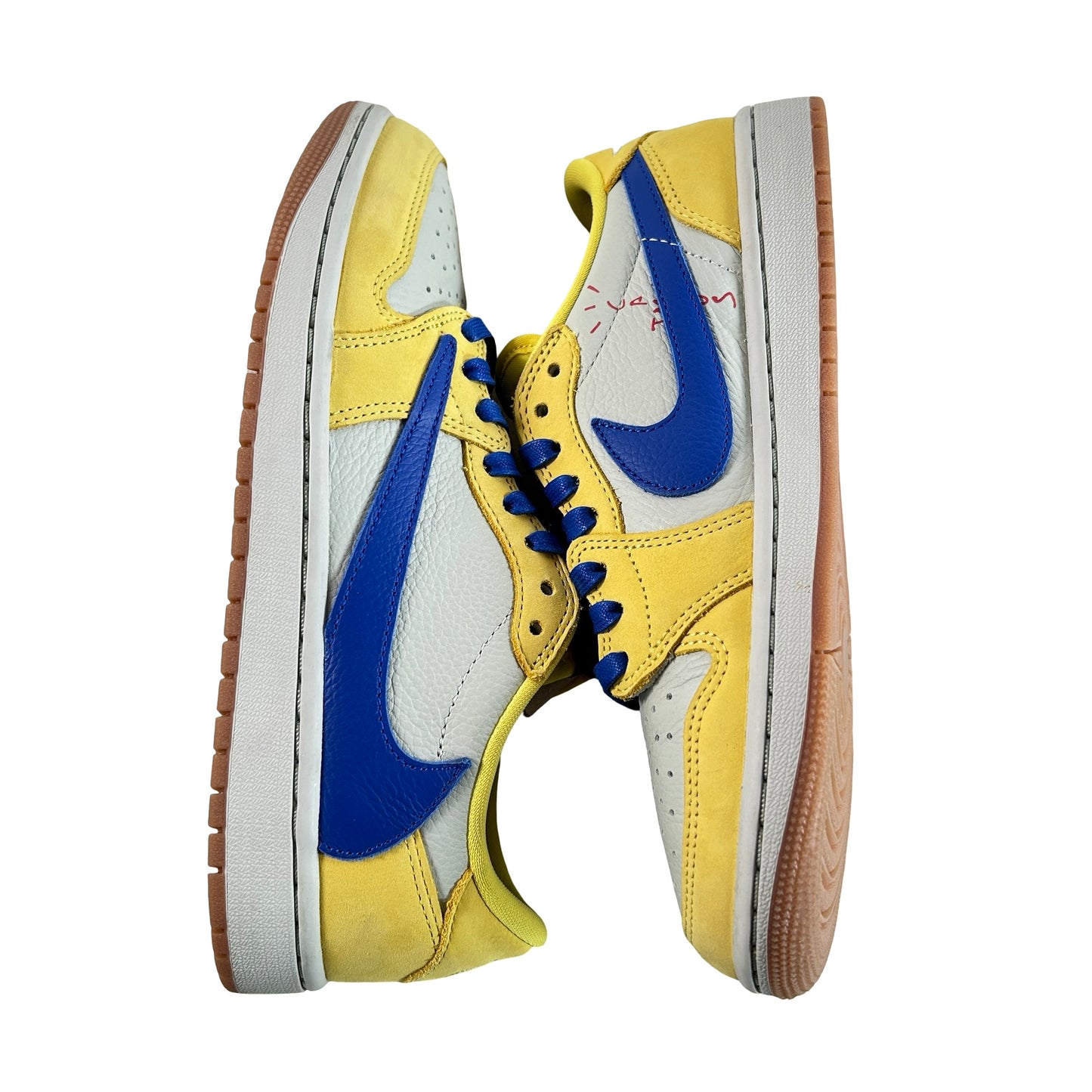 DZ4137 700 Jordan 1 Retro Low OG SP Travis Scott Canary (Women's) [USED] - 8.5 W (Used8)