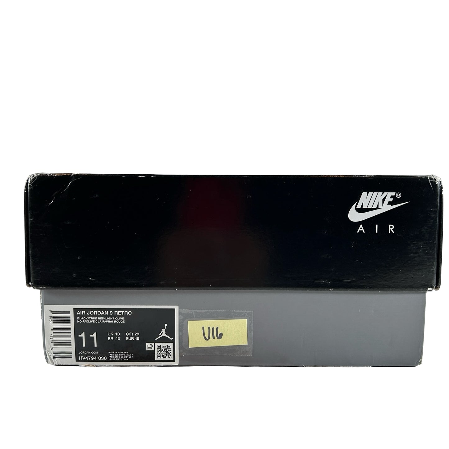 HV4794 030 Air Jordan 9 Retro Olive (2024) [USED] - 11 M (Used16)