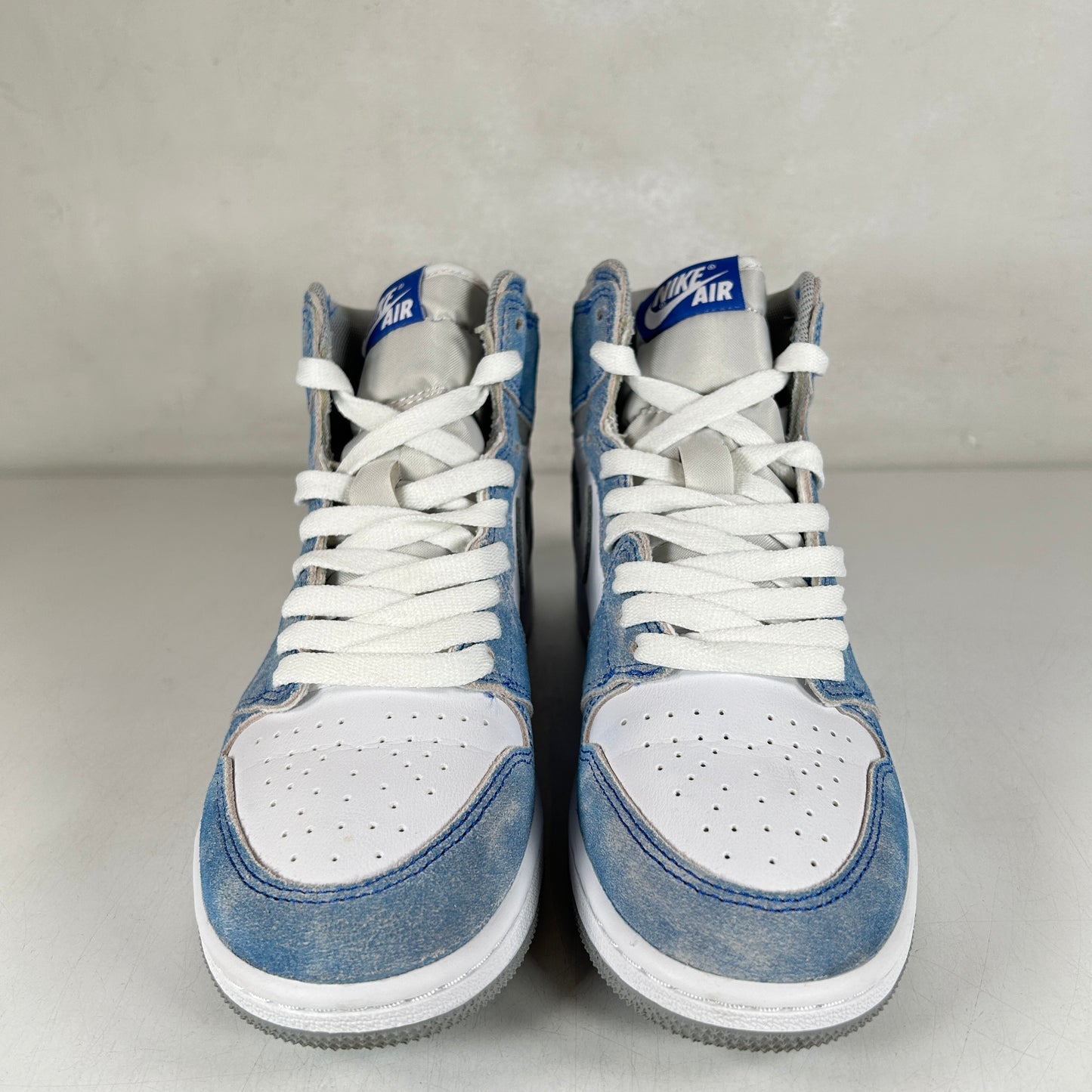 575441 402 Jordan 1 Retro High Hyper Royal Smoke Grey (GS) - 5 Y (Used) (Replace Box)