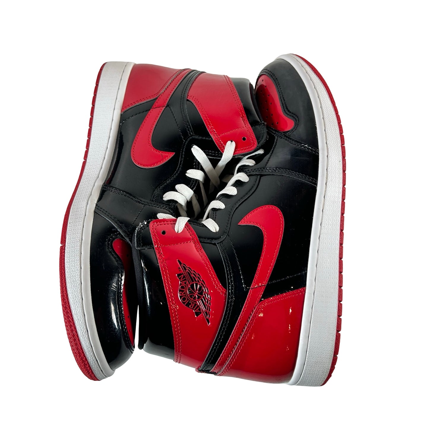 555088 063 Jordan 1 Retro High OG Patent Bred [USED] - 12 M (Used8)