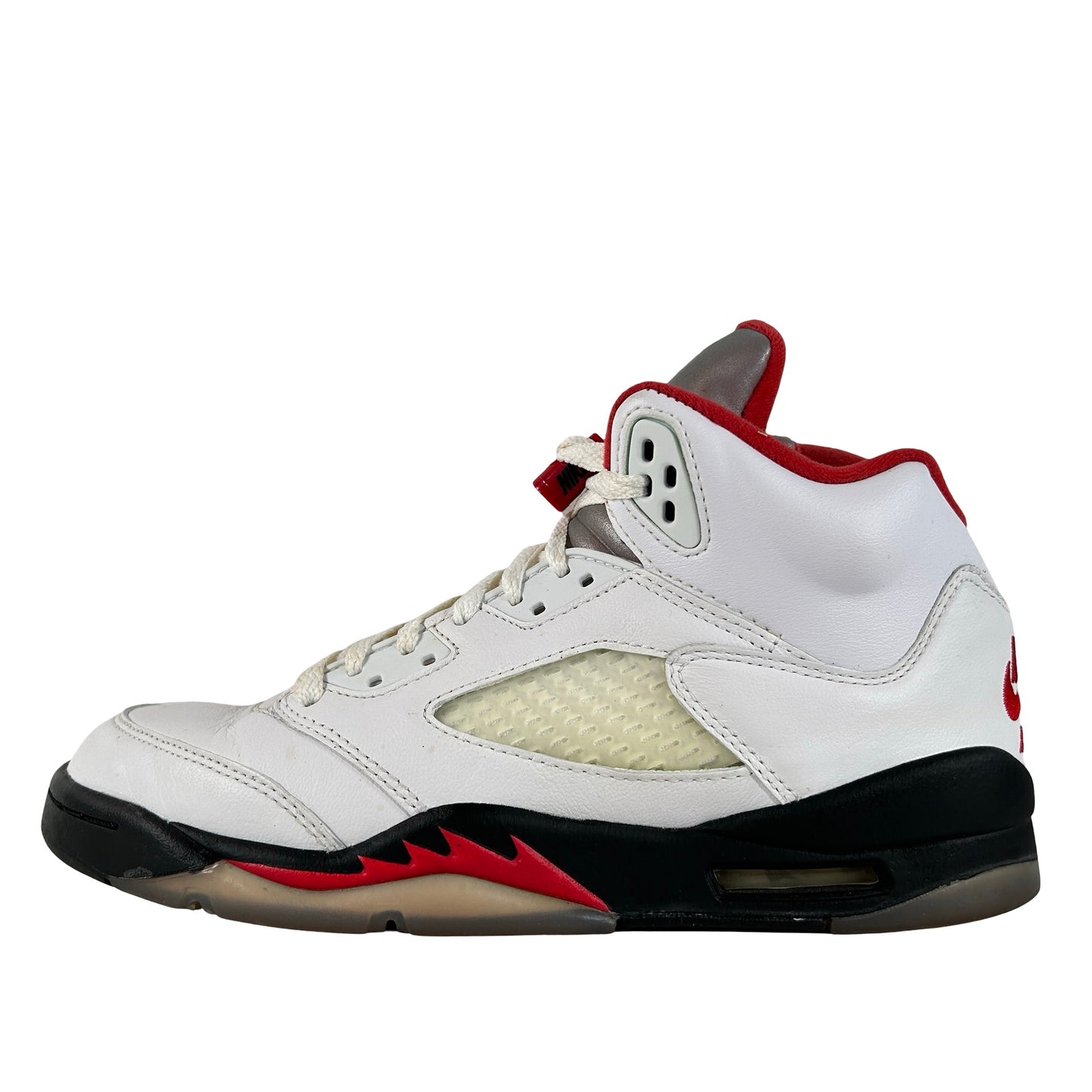 440888 102 Jordan 5 Retro Fire Rojo Plata Lengua (2020) (GS)