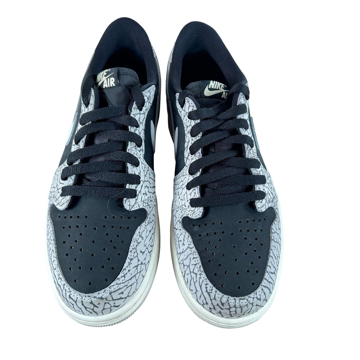 CZ0790 001 Jordan 1 Retro Low OG Black Cement [USED] - 9.5 M (Used)