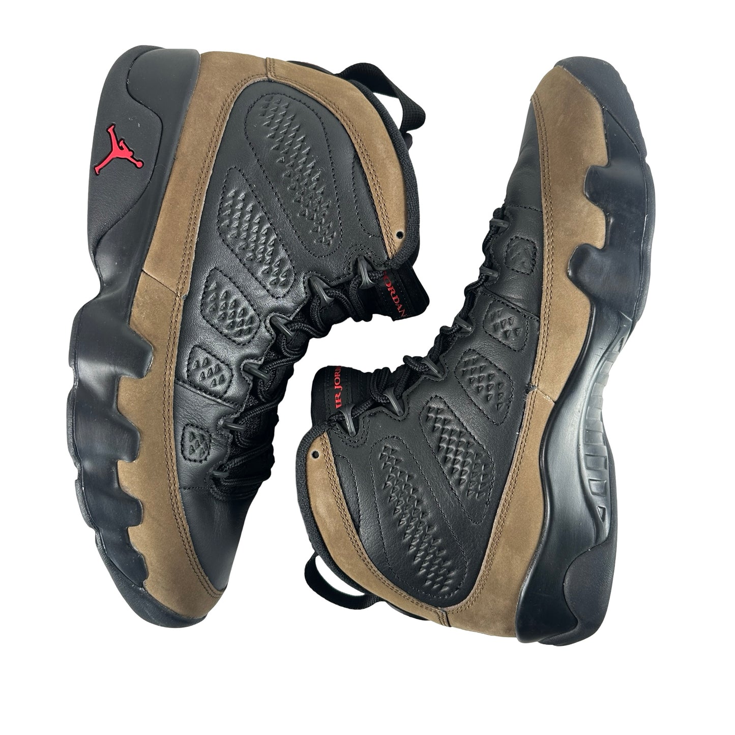 HV4794 030 Air Jordan 9 Retro Olive (2024) [USED] - 9.5 M (Used) (No Box)