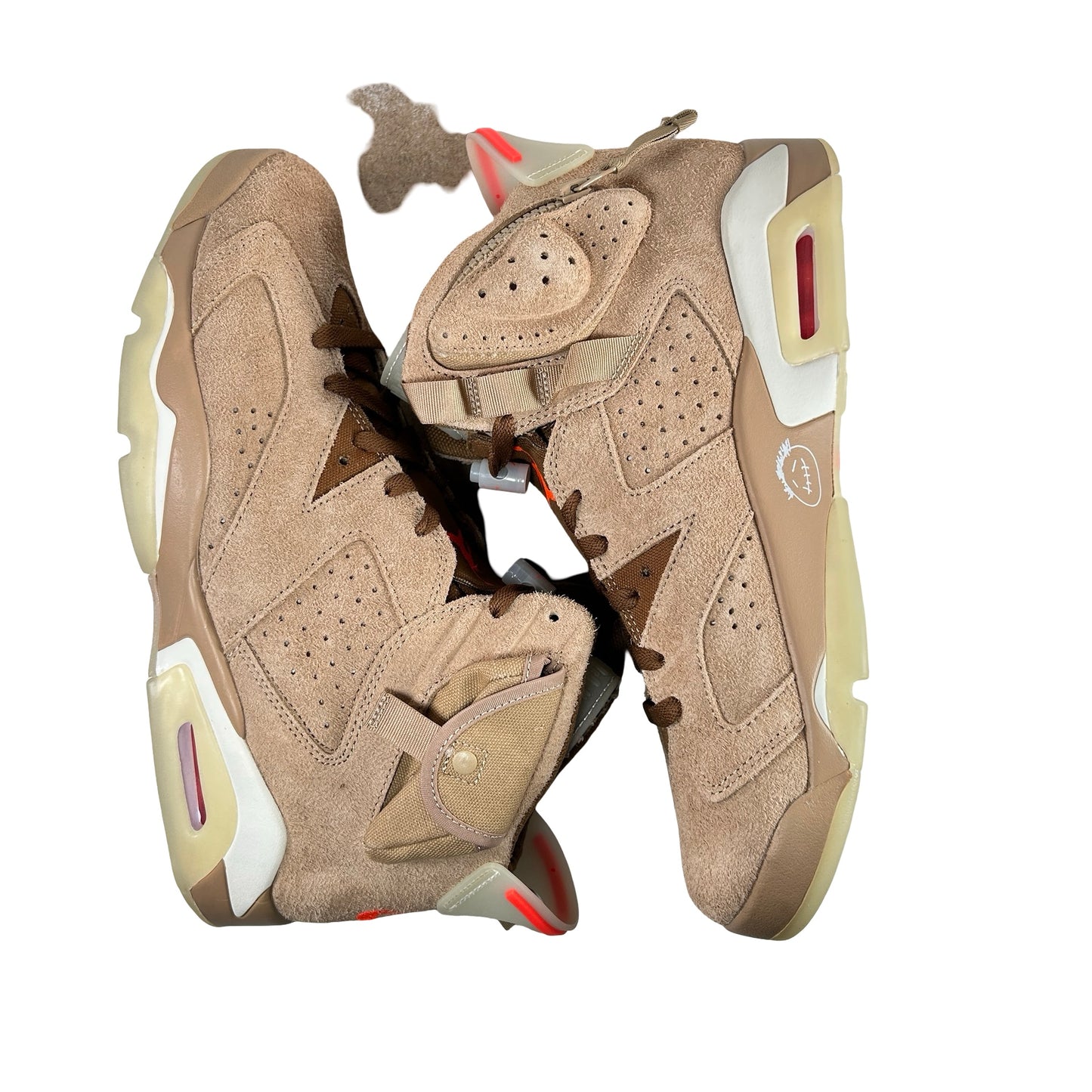 DH0690 200 Jordan 6 Retro Travis Scott British Khaki [USED] - 12 M (VNDS3)