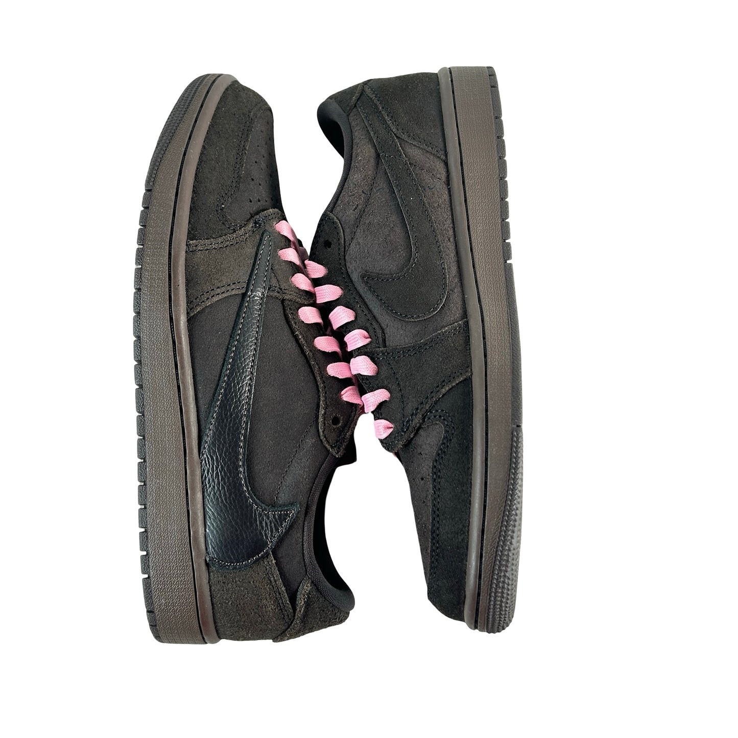 DM7866 202 Jordan 1 Retro Low OG SP Travis Scott Velvet Brown [USED] - 9 M (Used8)