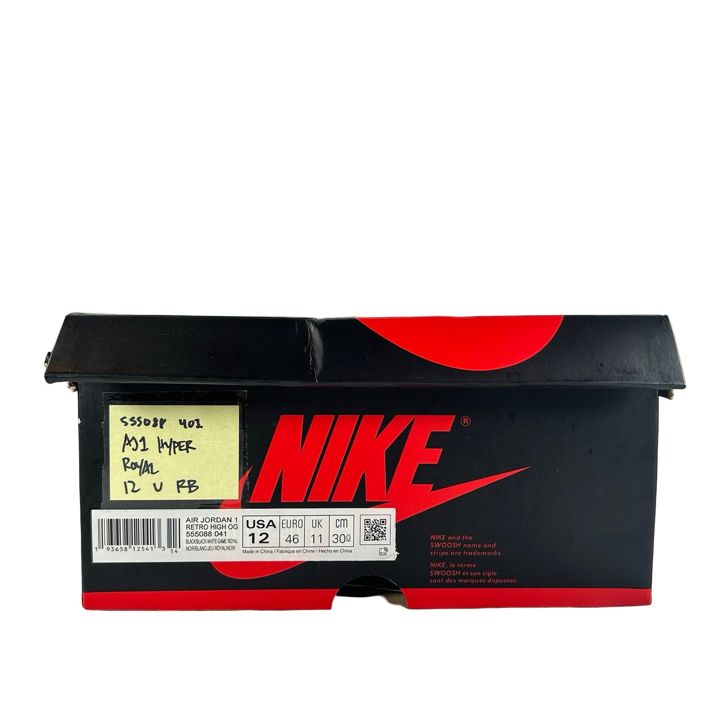 555088 402 Jordan 1 Hyper Royal [USED] - 12 M (Used) (Replace Box)