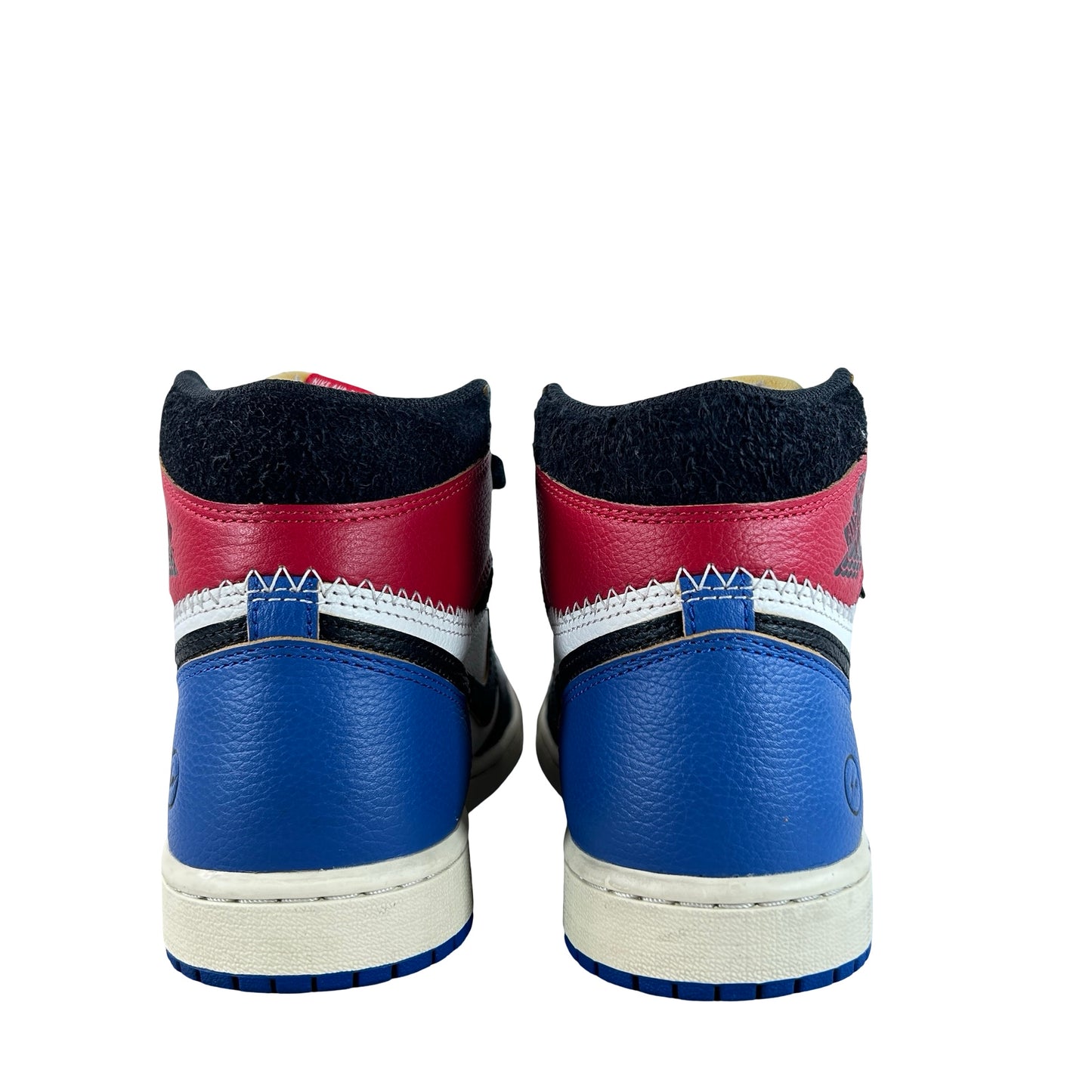IO7847 002 Jordan 1 Retro High OG SP Fragment x Union LA Varsity Red Sport Royal [USED] - 8 M (Used) (No Box)