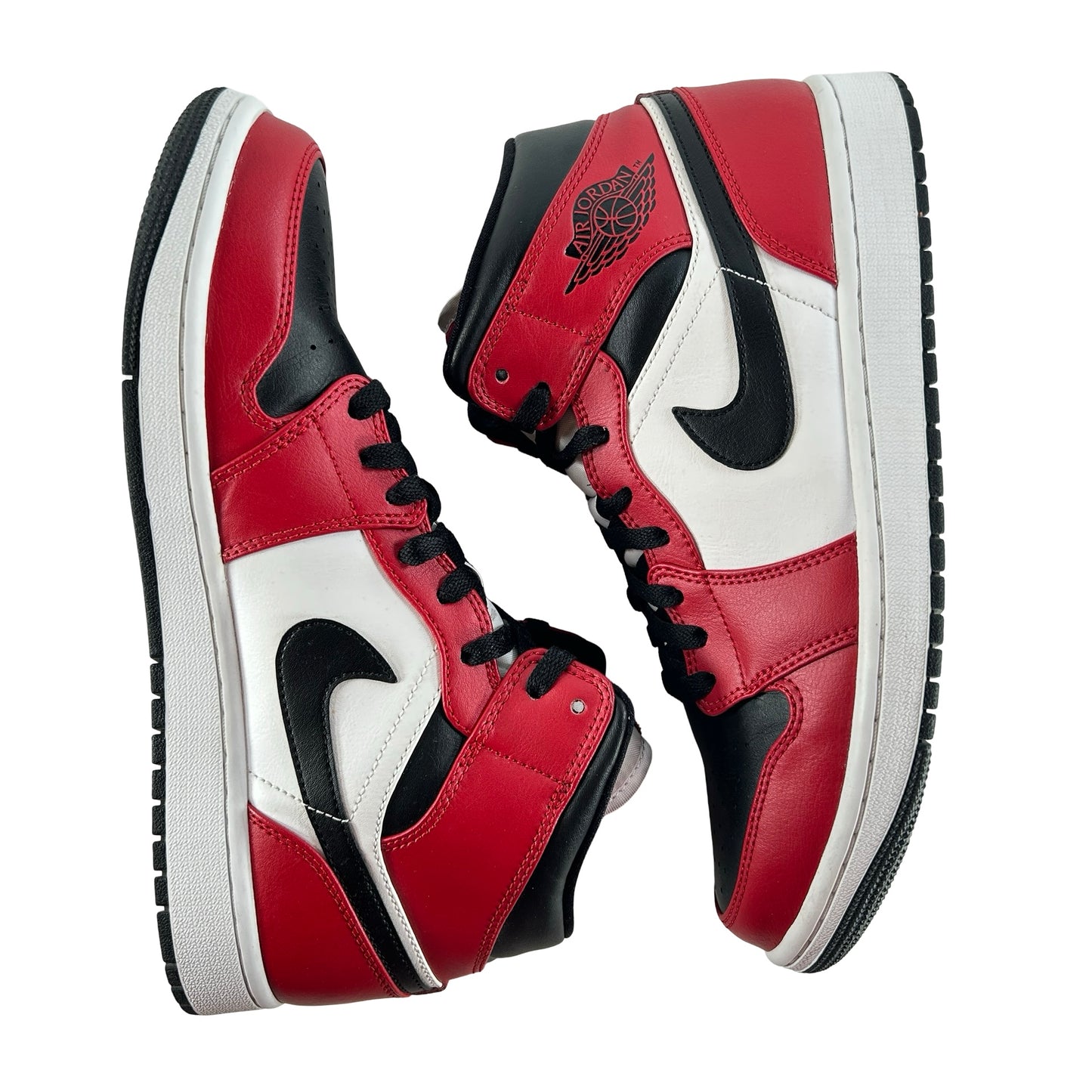 554724 069 Jordan 1 Mid Chicago Toe [USED] - 9.5 M (Used)