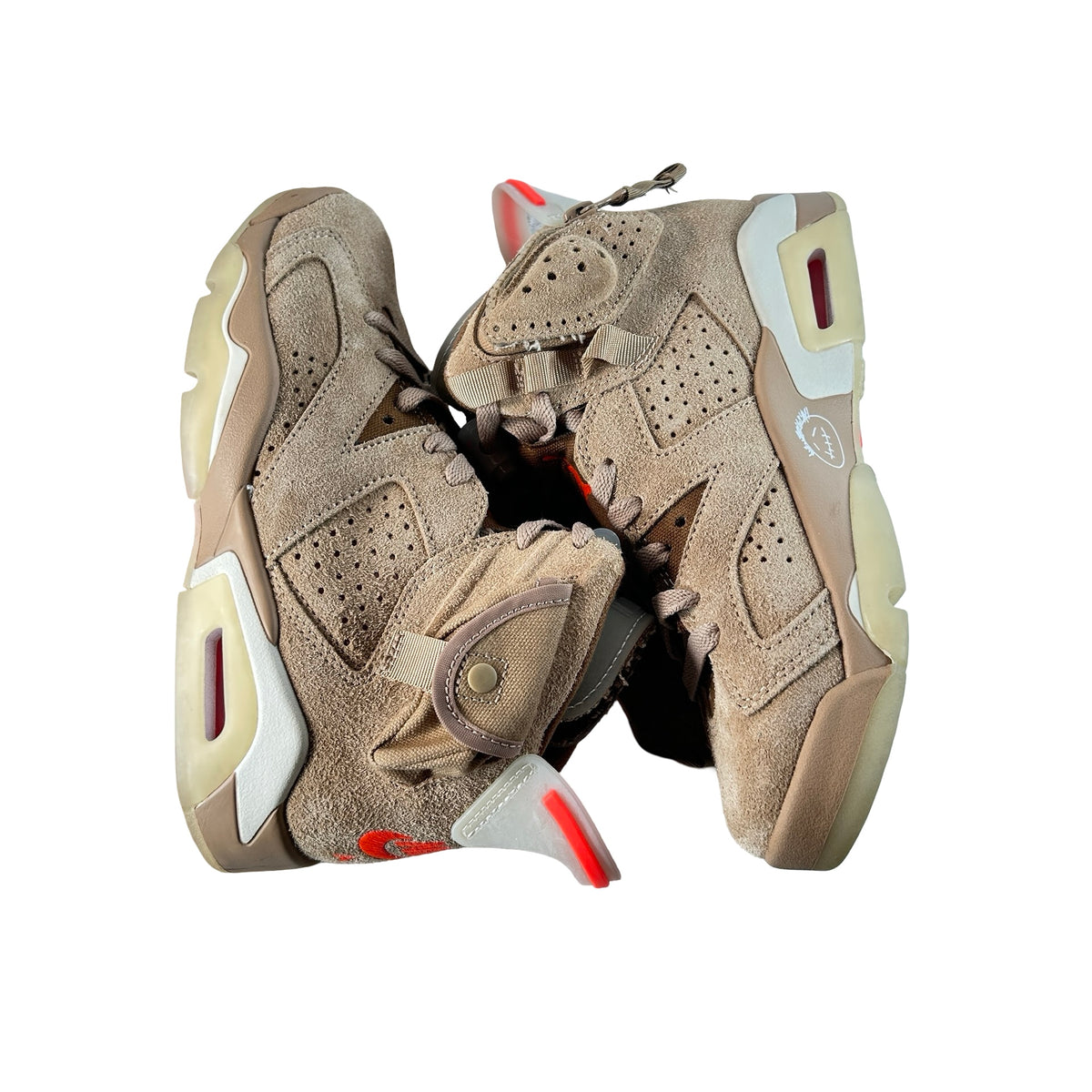 DH0690 200 Jordan 6 Retro Travis Scott British Khaki [USED] - 4.5 M (Used)