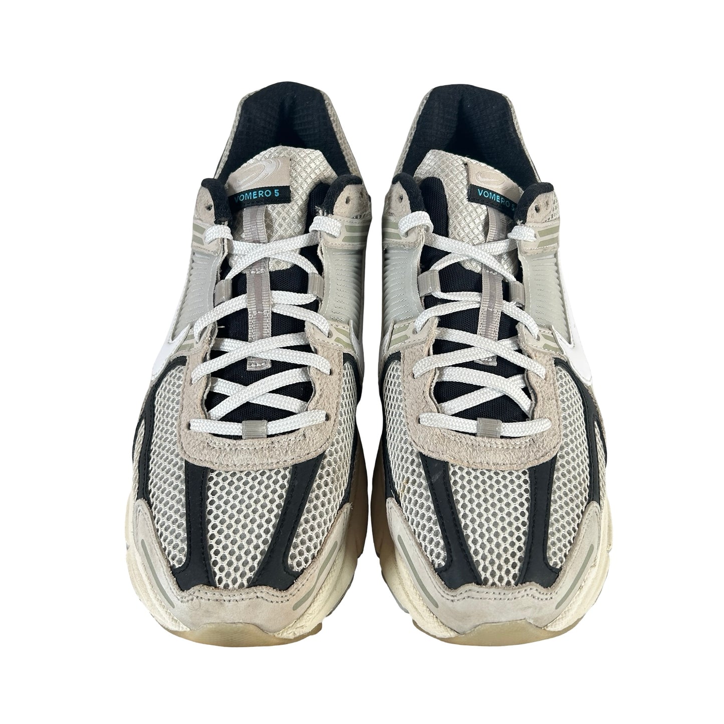FN7649 110 Nike Zoom Vomero 5 Supersonic Light Bone Black [USED] - 11 M (Used2)