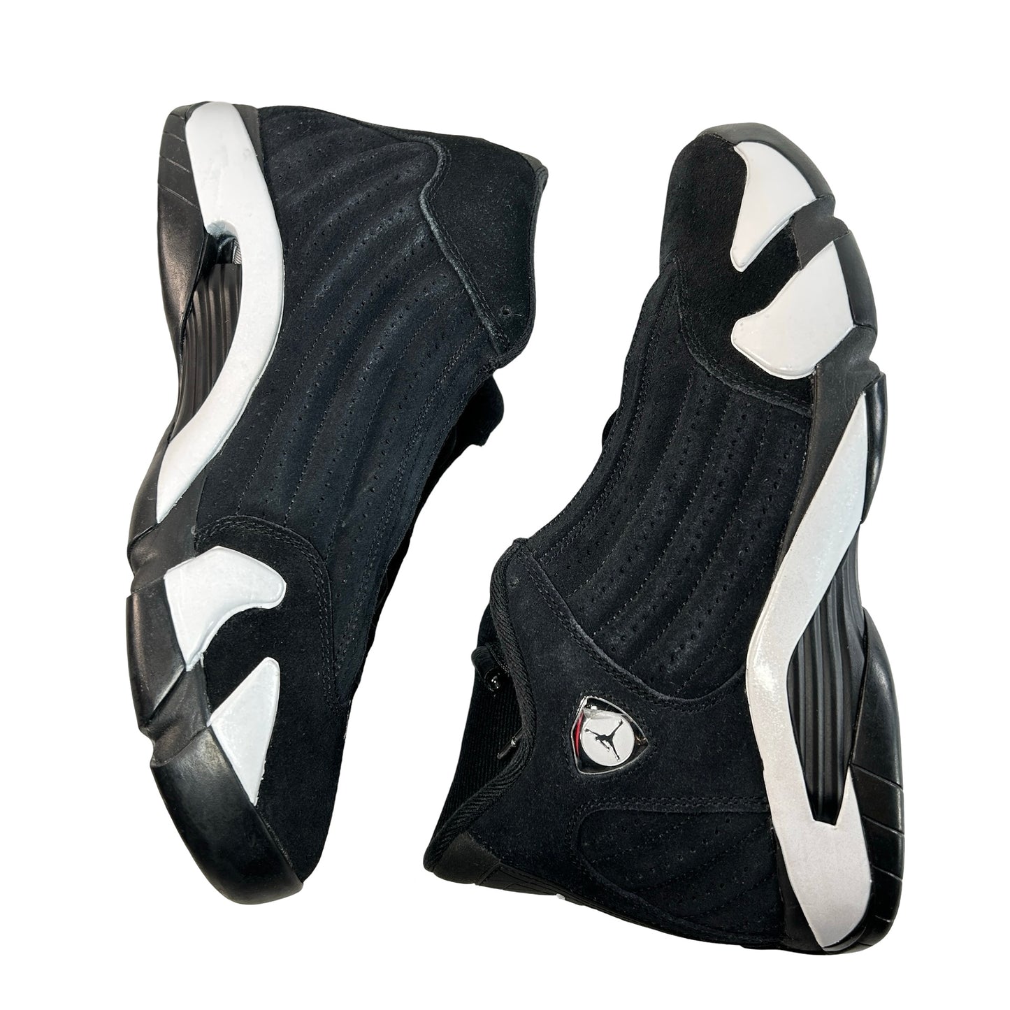 487471 016 Jordan 14 Retro Black White [USED] - 10.5 M (Used)