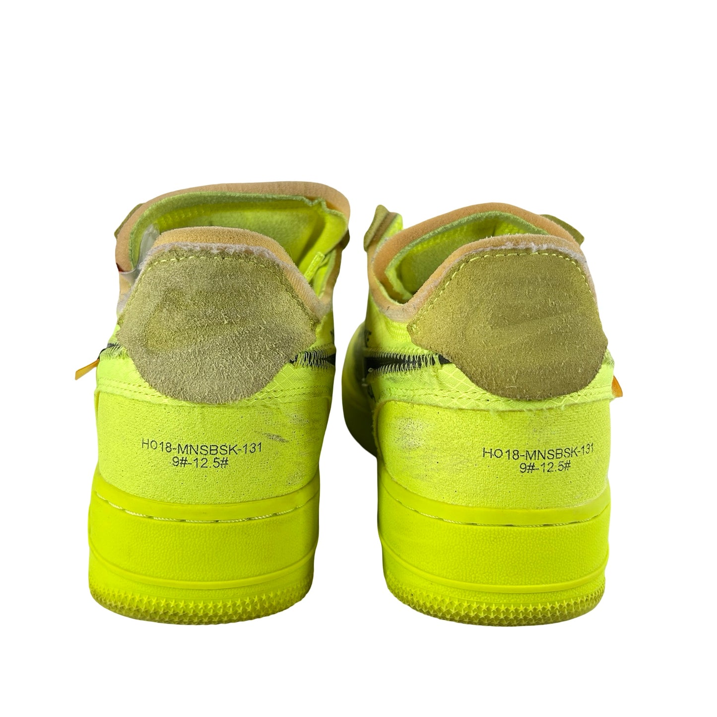 AO4606 700 Nike Air Force 1 Low Off-White Volt [USED] - 9 M (Used2)