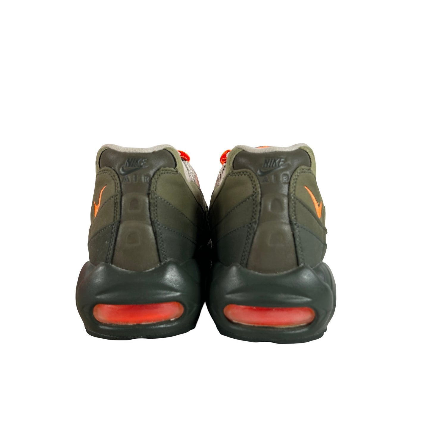 AT2865 200 Nike Air Max 95 OG Neutral Olive Total Orange [USED] - 11 M (Used)