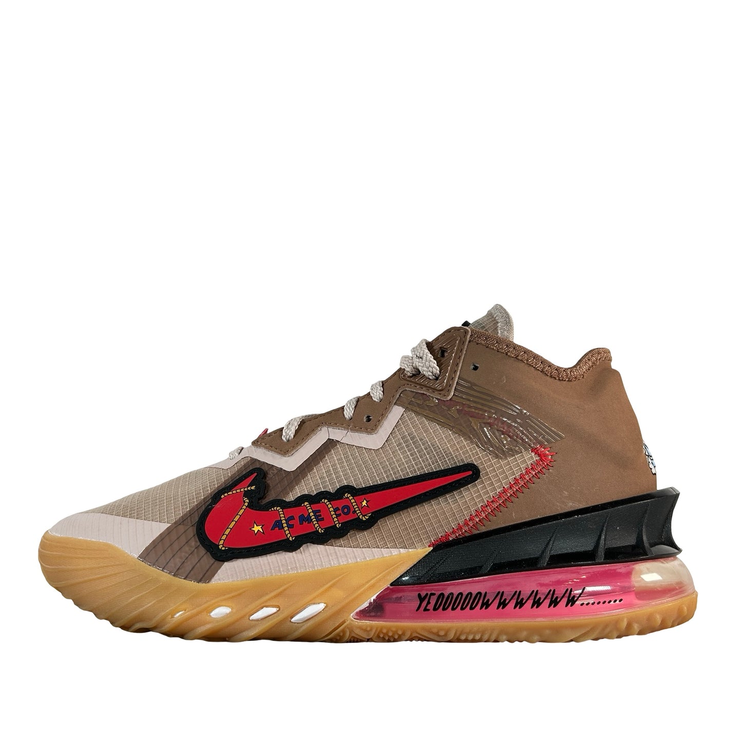 CV7562 401 Nike LeBron 18 Low Wile E. vs Roadrunner Space Jam [USED] - 8.5 M (Used)