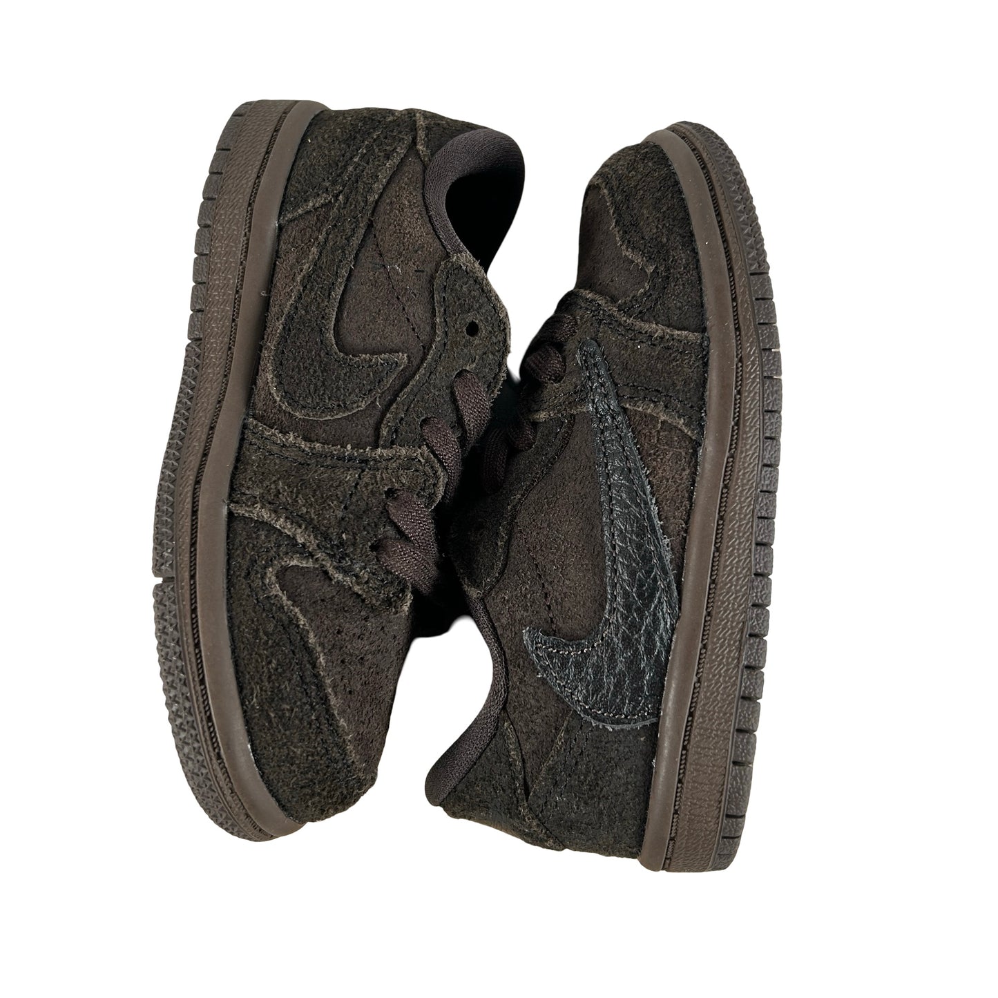 DO5441 202 Jordan 1 Retro Low OG SP Travis Scott Velvet Brown (TD) [USED] - 7 C (Used)