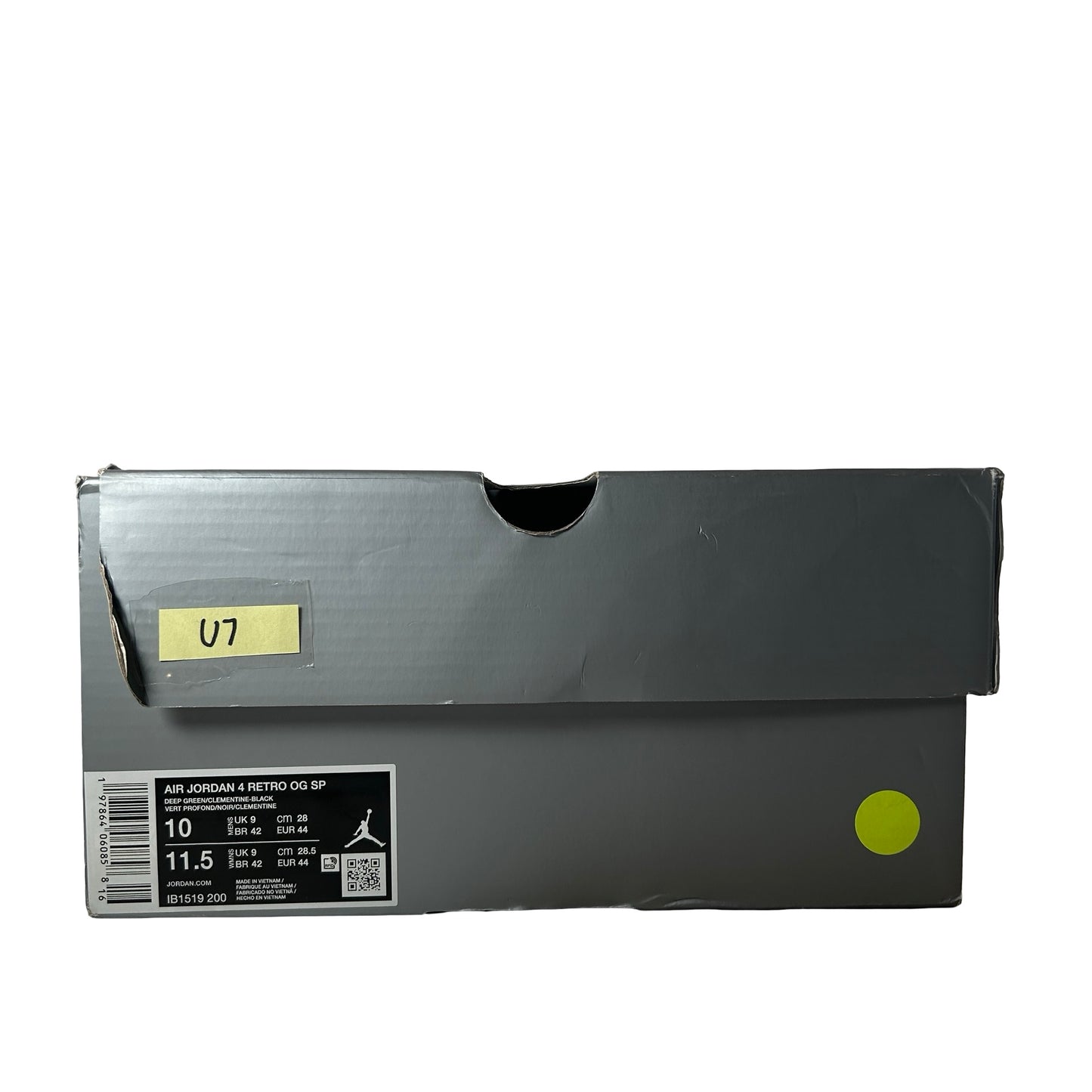 IB1519 200 Jordan 4 Retro OG SP Undefeated (2025) [USED] - 10 M (Used7)