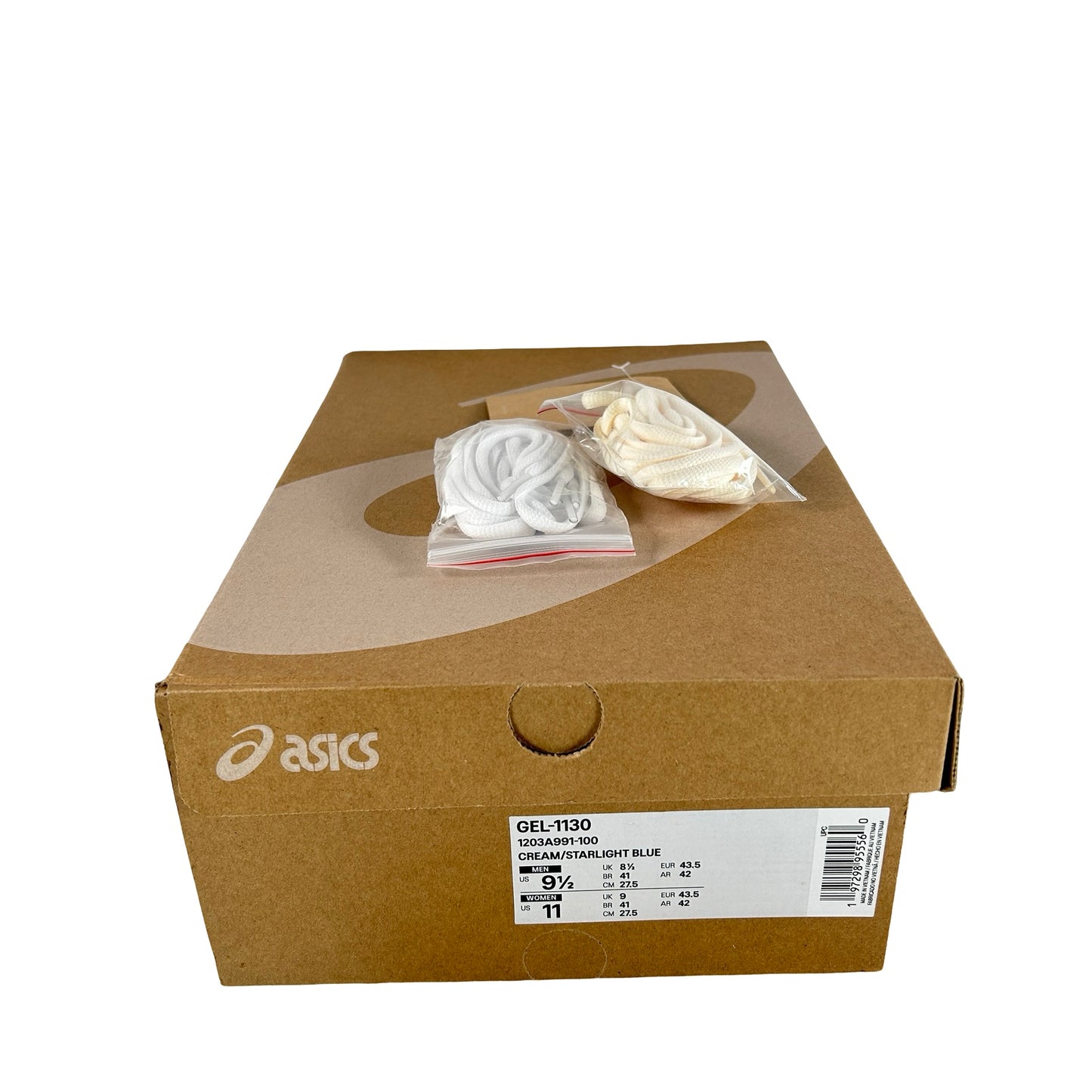 1203A991 100 ASICS Gel-1130 Kith Cream Starlight Blue [USED] - 9.5 M (Used)